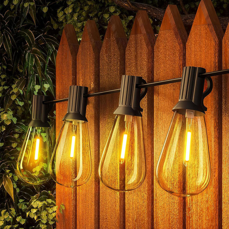 Outdoor lights store string battery